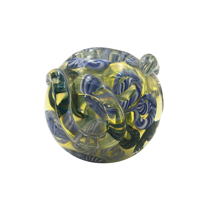 Sparkle Spiral Hand Glass Spoon Glass Pipe 399#