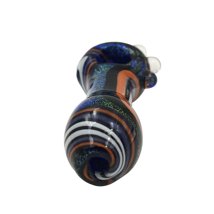 Blue Pyrex Illadelph Spoon Hookah Smoking Glass Pipe 402#