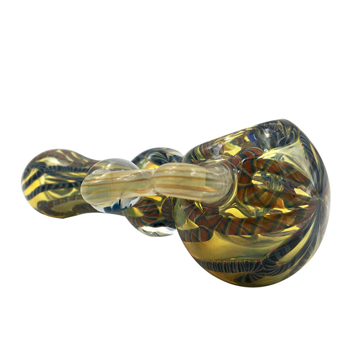 Glass Spoon Pipe Smoking Tobacco Hand Pipe 493#