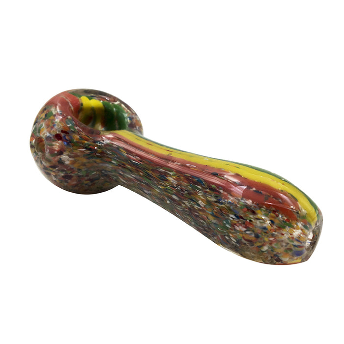 Super Thick Glass Marble Hand Pipe 498#