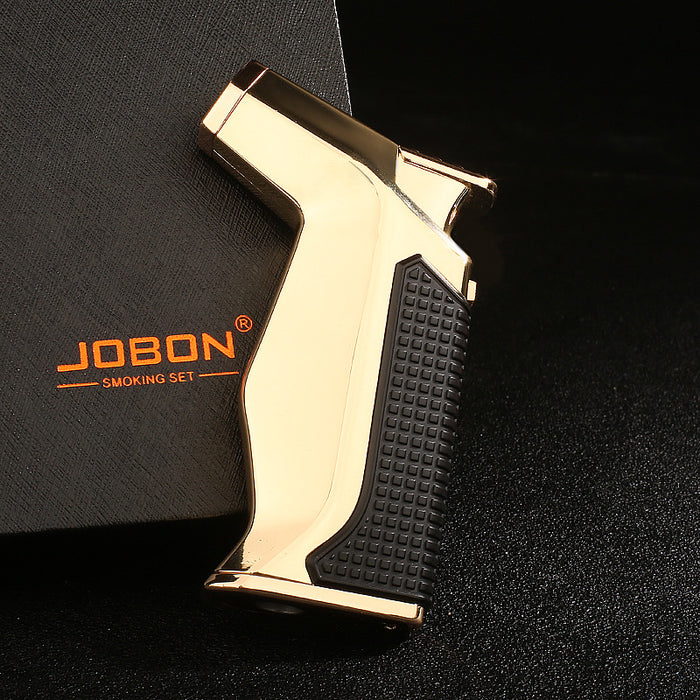 Jobon Single Side Triple-Jet Torch Lighter With Puncher