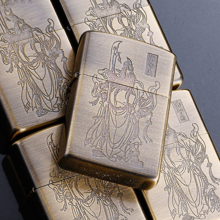 Kerosene Windproof Pure Copper Grinding Wheel Lighter