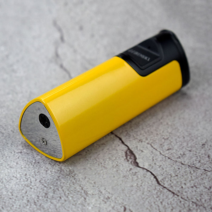 LUBINSKI Yellow Windproof Cigar Jet Torch Lighter