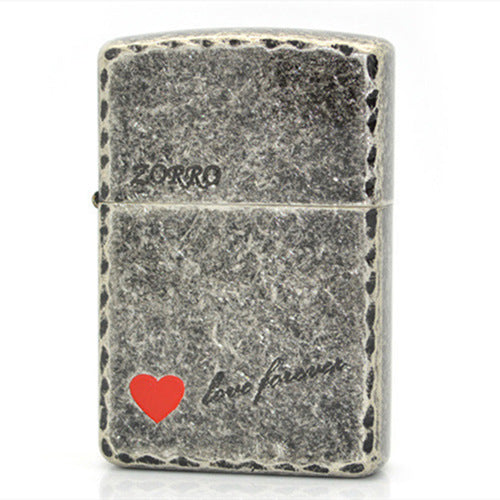 Love Heart Design Windproof Zorro Lighter