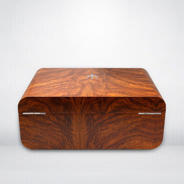 Lubinski Cigar Box European-Style Cedar Wood Paint Cigar Box Humidor Cigarette Case