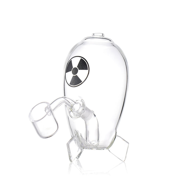 Smoker Bar Nuclear Bomb Mini Dab Rig With Logo