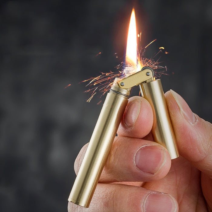 Nunchaku Style Stick Brass Lighter