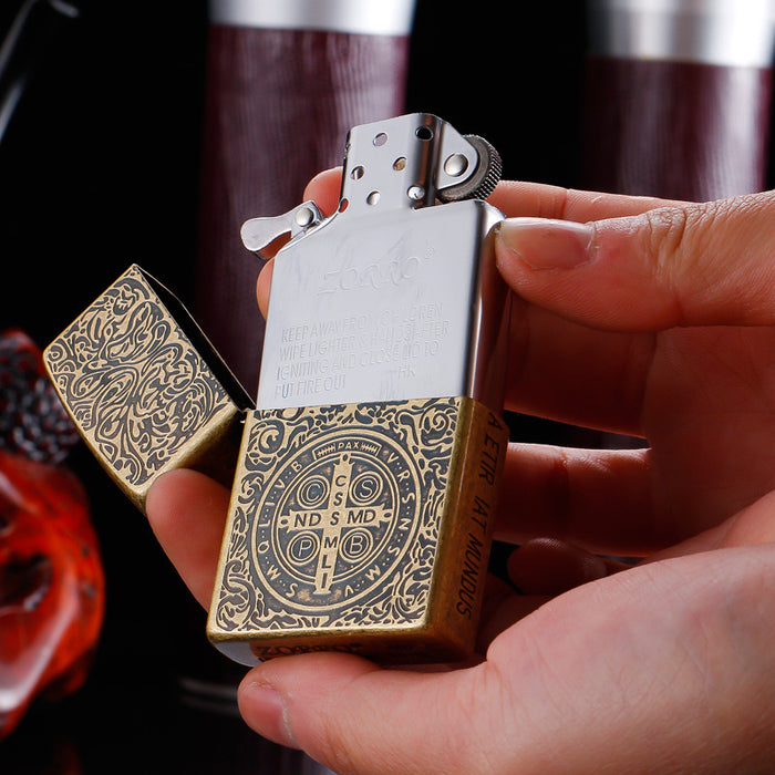 Original Authentic Copper Shell Kerosene Lighter