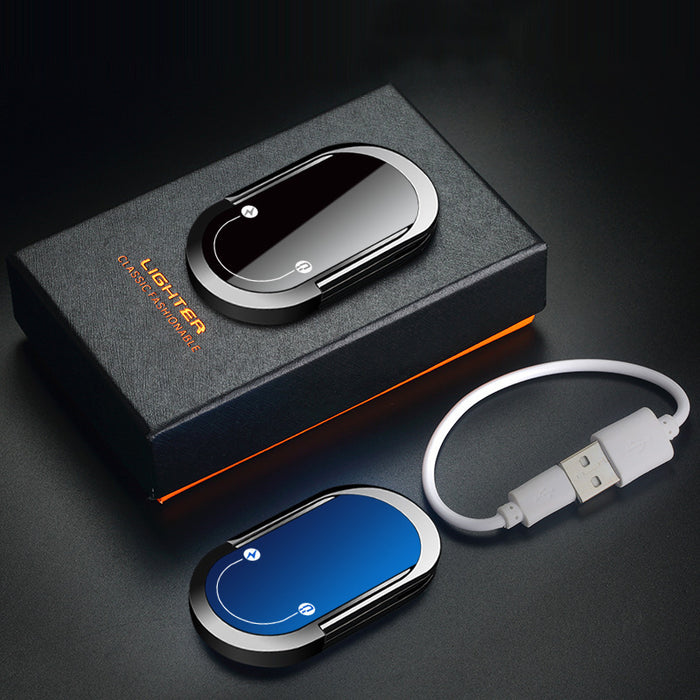 Oval Cell Phone Holder USB Lighter