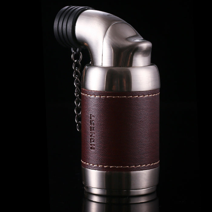 Oversized Metal Four Straight Punch Windproof Lighter