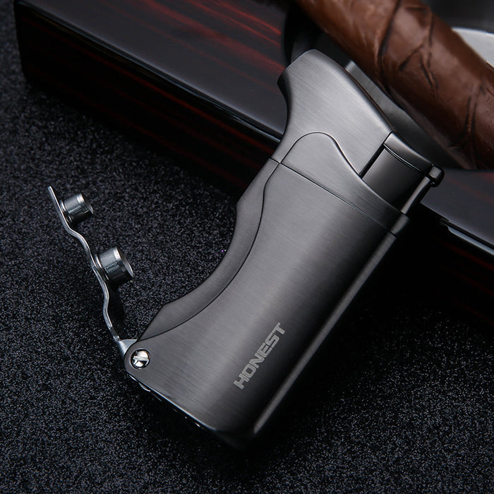 Portable Multifunctional Straight-Through Cigar Lighter