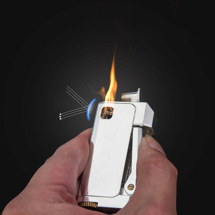 Pure Copper Handmade Grinding Wheel Kerosene Lighter