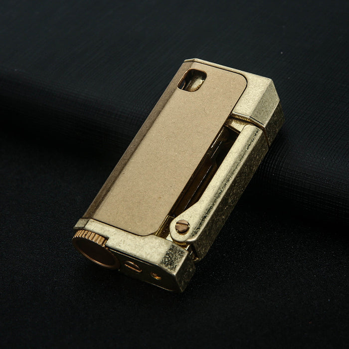 Pure Copper Handmade Grinding Wheel Kerosene Lighter