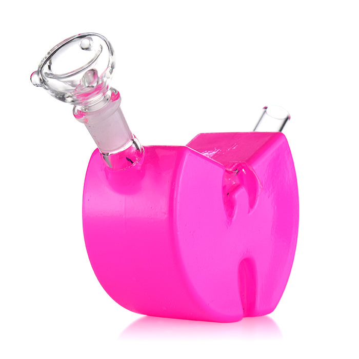 Eagle Shape Mini Water Pipes-Purple Color