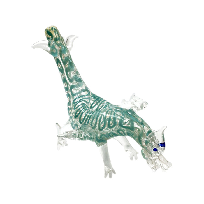 Tsing lung/Green Drogan Guide Glass Hand Pipe 086#