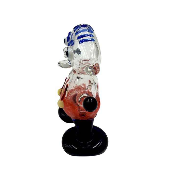 Aliens Super Feet Single Hand Pipe Theme Glass Pipe 120#