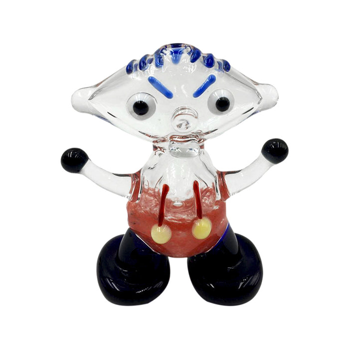 Aliens Super Feet Single Hand Pipe Theme Glass Pipe 120#