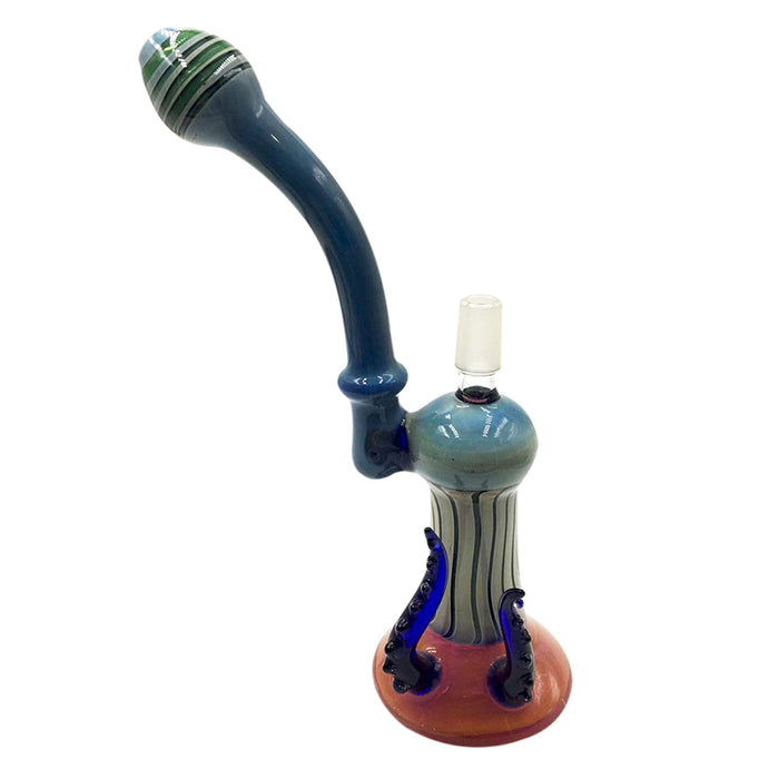 Fancy Frit Spoon Bubbler Pipe for Smoker Use with Many Colors 170#