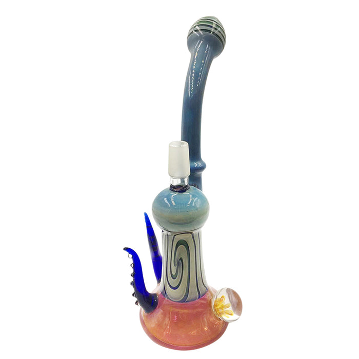 Fancy Frit Spoon Bubbler Pipe for Smoker Use with Many Colors 170#