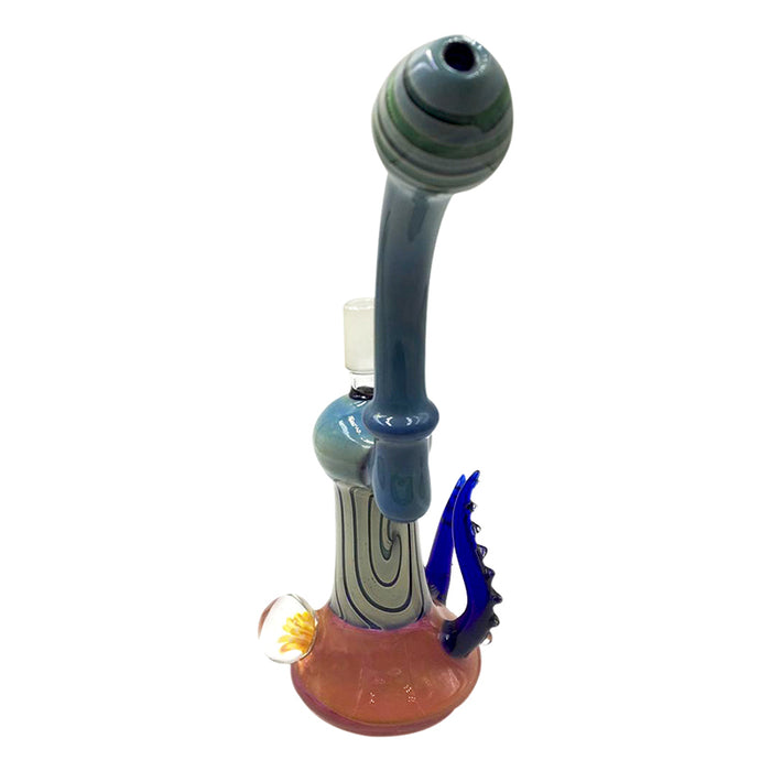 Fancy Frit Spoon Bubbler Pipe for Smoker Use with Many Colors 170#