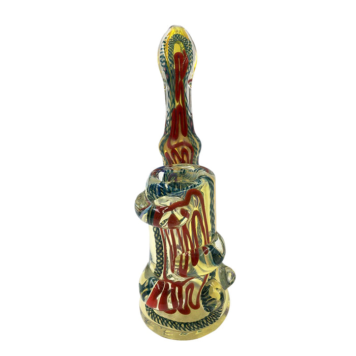 Glass Hand Pipe Smoking Tobacco Pipes Heady Glass Bubbler Pipe 290#