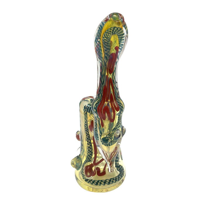 Glass Hand Pipe Smoking Tobacco Pipes Heady Glass Bubbler Pipe 290#