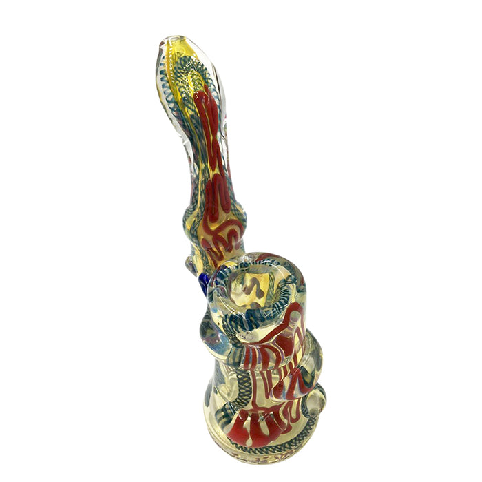 Glass Hand Pipe Smoking Tobacco Pipes Heady Glass Bubbler Pipe 290#