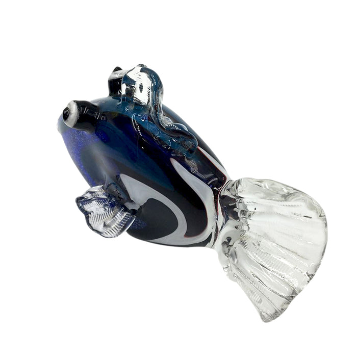 Regal Blue Tang Tropical Fish Design "Finding Nemo" Dolly Glass Hand Pipe 144#