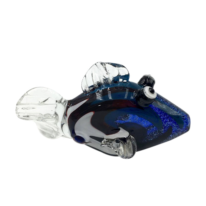 Regal Blue Tang Tropical Fish Design "Finding Nemo" Dolly Glass Hand Pipe 144#