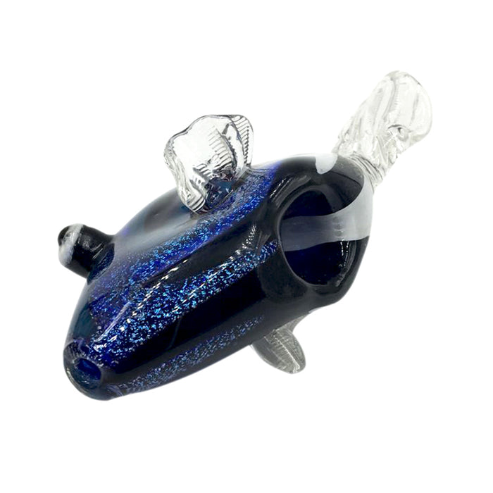 Regal Blue Tang Tropical Fish Design "Finding Nemo" Dolly Glass Hand Pipe 144#