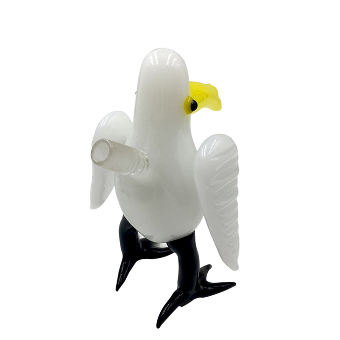 Albatross Seagulls Bird Single Glass Hand Pipe  147#