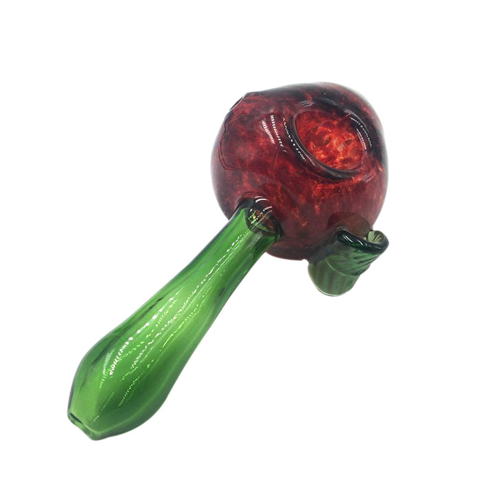 Green Leaves and Nail Red Apple New Design Hand Pipes 156#