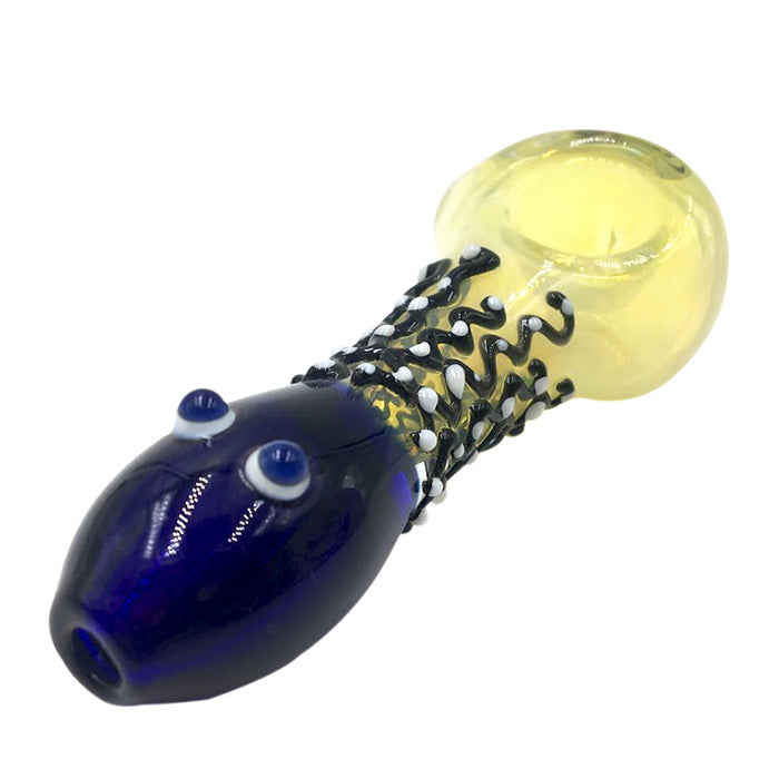Octopus Nails Tentacle Pattern Spoon Glass Hand Pipe 157#