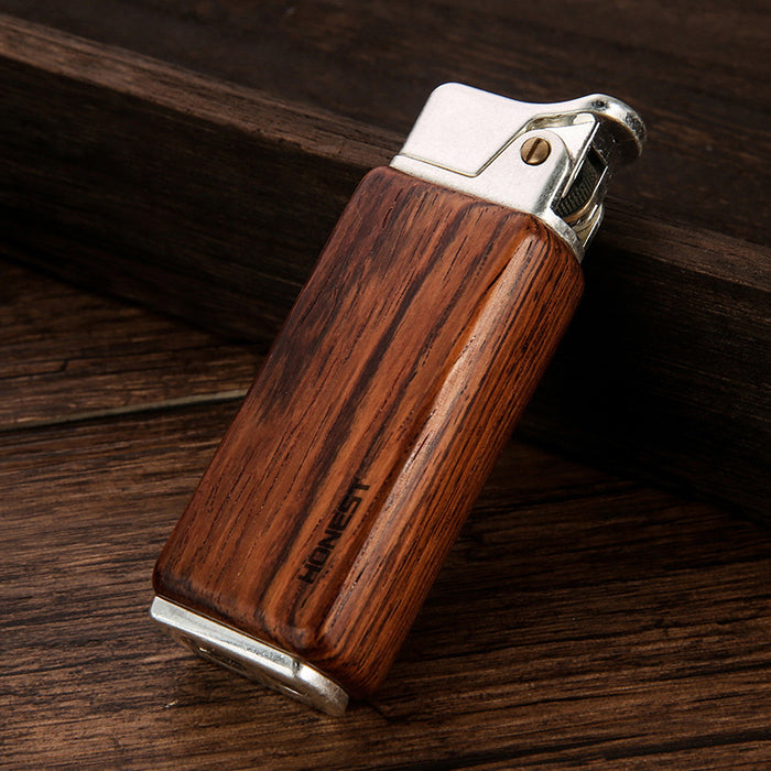 Sandalwood Kerosene Retro Press Ignition Lighter