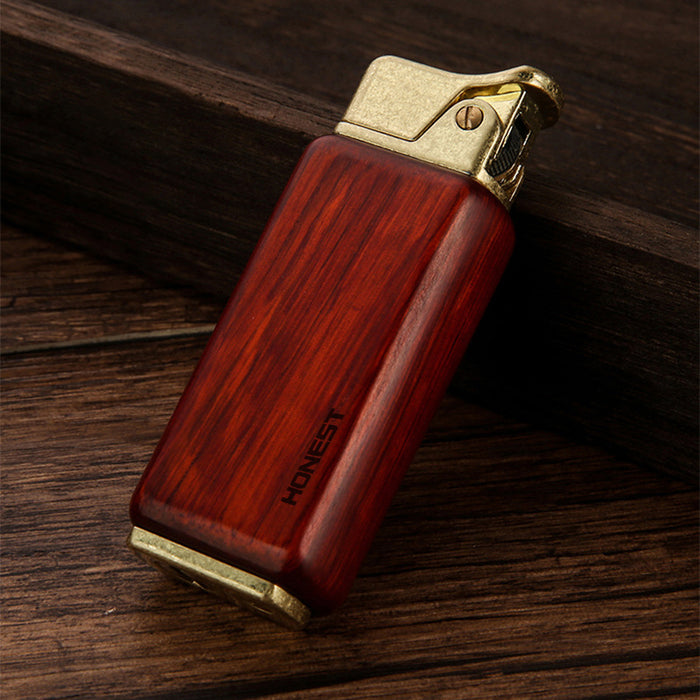 Sandalwood Kerosene Retro Press Ignition Lighter