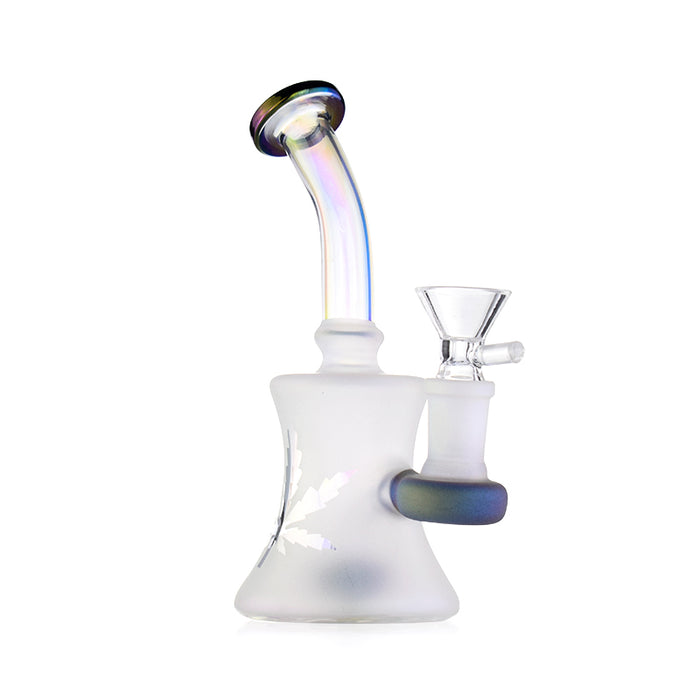 Science Glass Shower Head Mini Dab Rig Kit Series-Black Gold