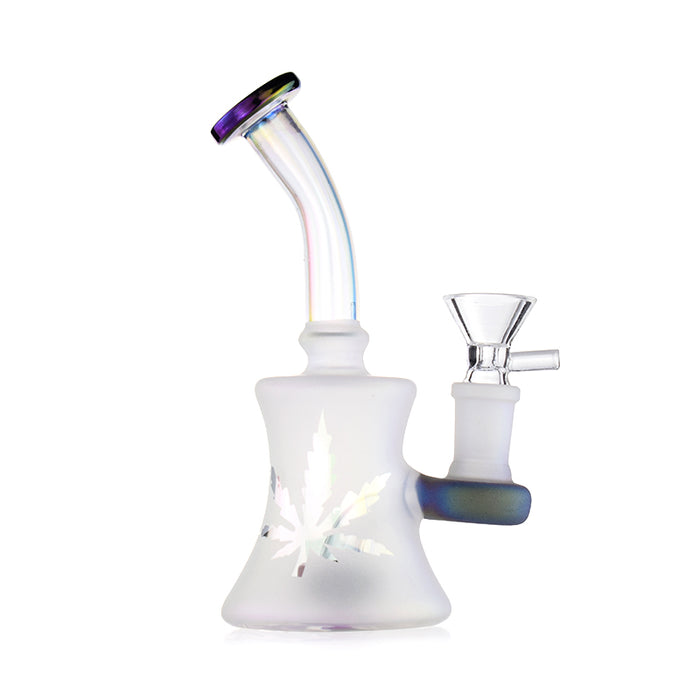 Science Glass Shower Head Mini Dab Rig Kit Series-Black Gold