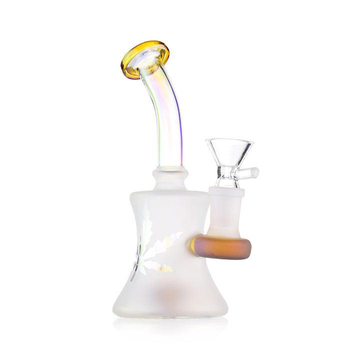 Science Glass Shower Head Mini Dab Rig Kit Series-Brown