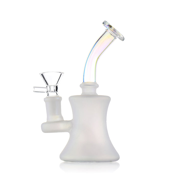 Science Glass Shower Head Mini Dab Rig Kit Series-Clear Gold