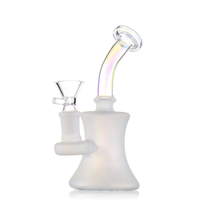 Science Glass Shower Head Mini Dab Rig Kit Series-Clear Gold