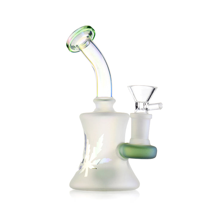 Science Glass Shower Head Mini Dab Rig Kit Series-Green