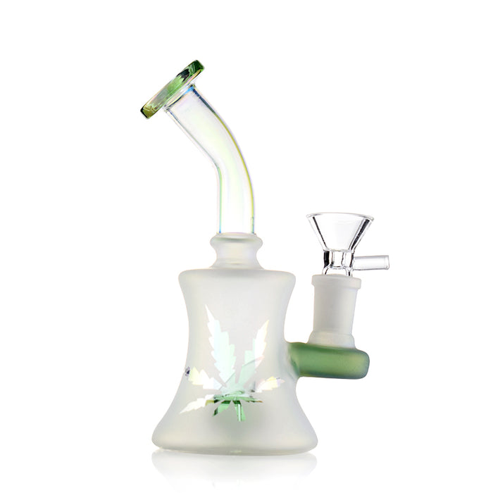 Science Glass Shower Head Mini Dab Rig Kit Series-Green