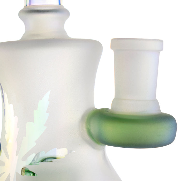 Science Glass Shower Head Mini Dab Rig Kit Series-Green