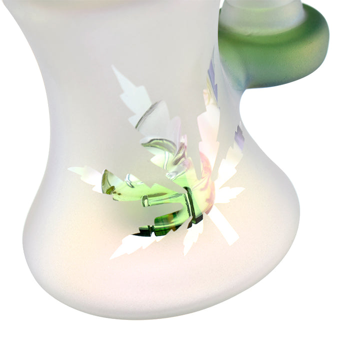 Science Glass Shower Head Mini Dab Rig Kit Series-Green