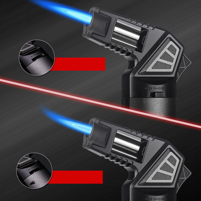 Single Jet Powerful Blow Flame Torch Adjustable Lighter