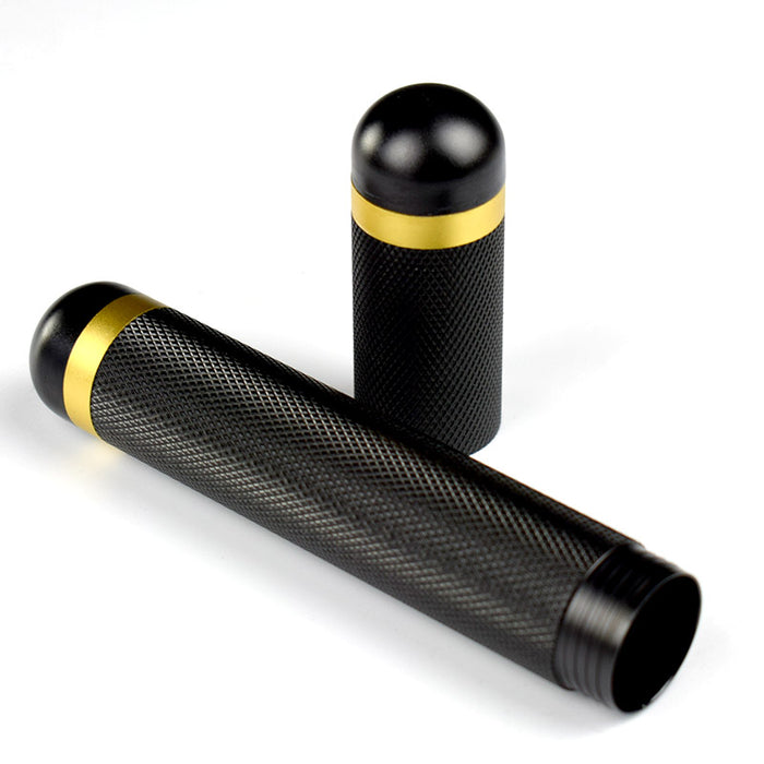 Single Tube Classic Aluminum Travel Case Storage Black