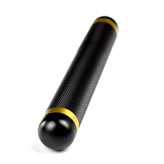 Single Tube Classic Aluminum Travel Case Storage Black