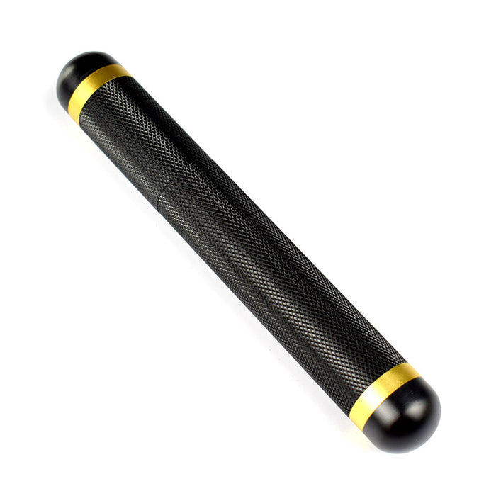 Single Tube Classic Aluminum Travel Case Storage Black