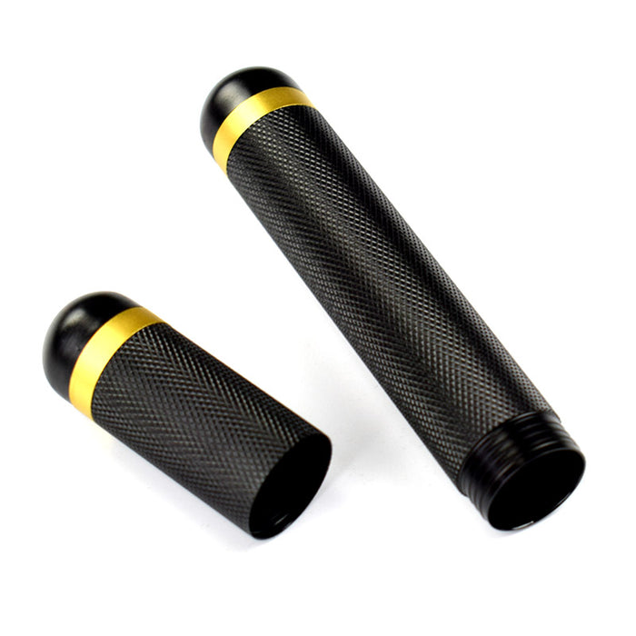 Single Tube Classic Aluminum Travel Case Storage Black