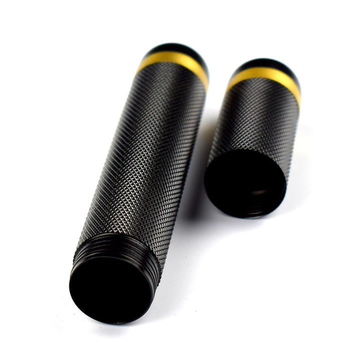 Single Tube Classic Aluminum Travel Case Storage Black